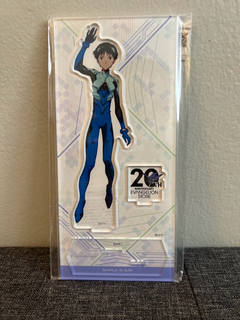 Neon Genesis Evangelion Shinji Ikari 20th Anniversary Acrylic Stand